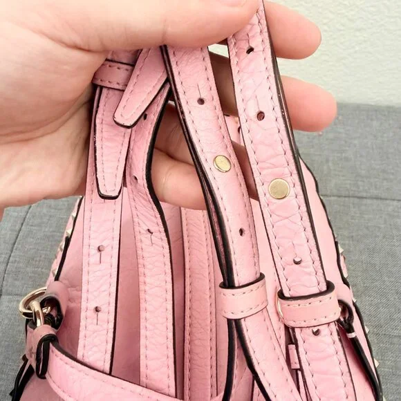 Authentic Valentino Pink Rockstud Mini Backpack Bag - Picture 8 of 12